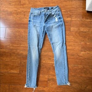 Lucky Brand Distressed Blue Skinny Jeans